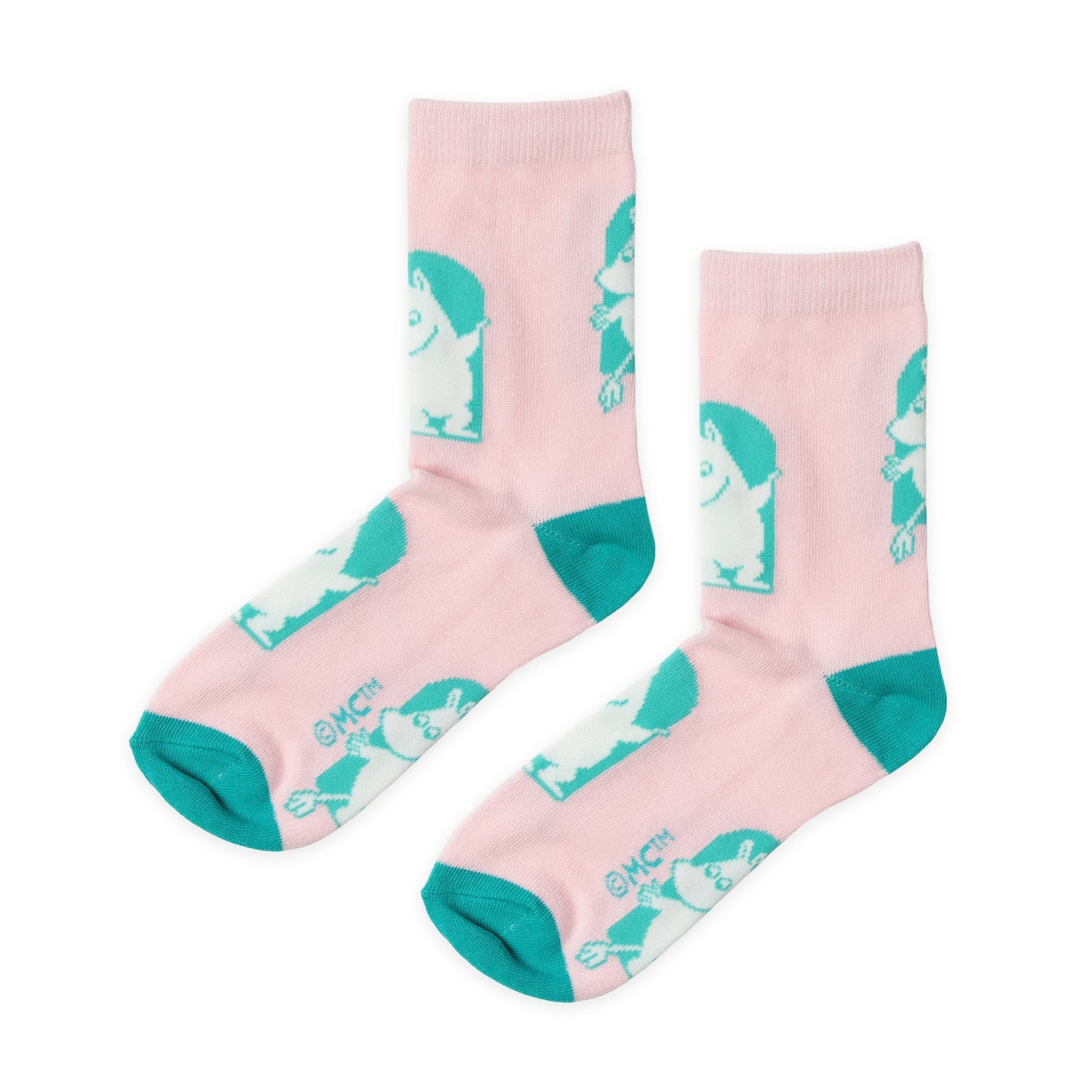 80 Mummitroll Sokker Damer Rosa str. 36-41