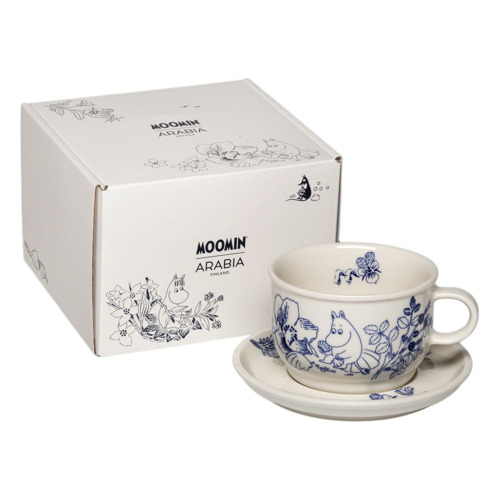 Moomin Haru Cup & Saucer Set - The Official Moomin Shop
