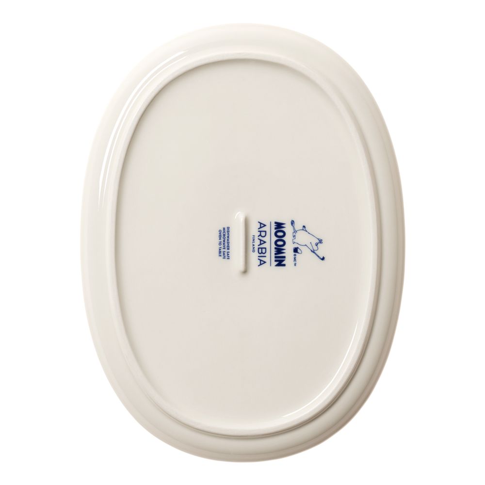 Moomin Haru Serving Plate 17cm Oval - The Official Moomin Shop