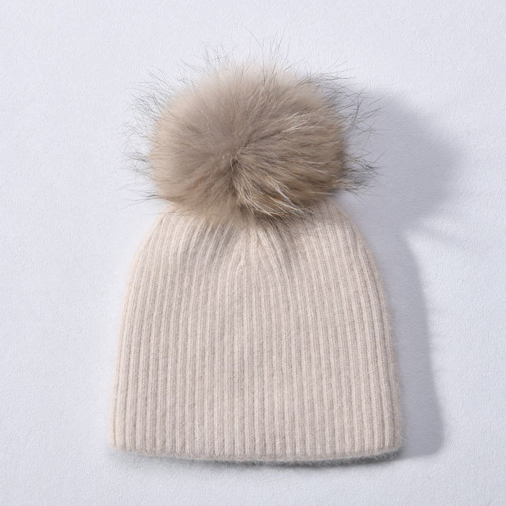 Lue Februar Cashmere blend m/dusk Lys beige