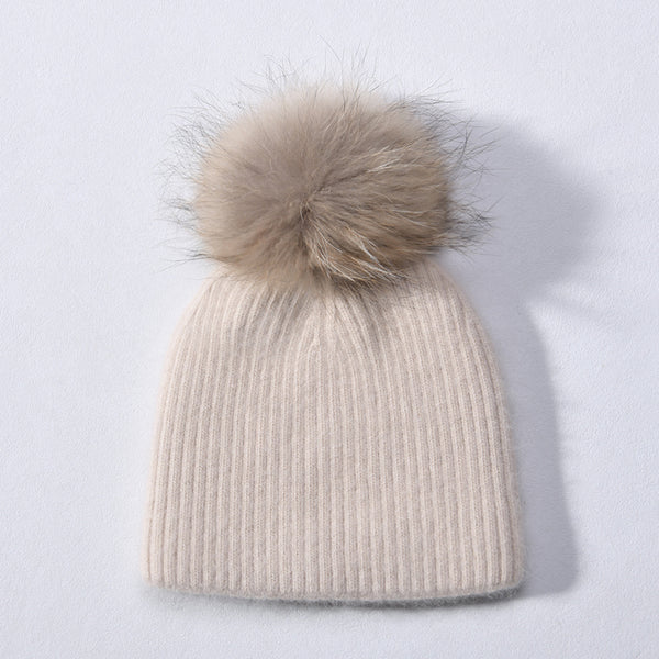 Lue Februar Cashmere blend m/dusk Lys beige