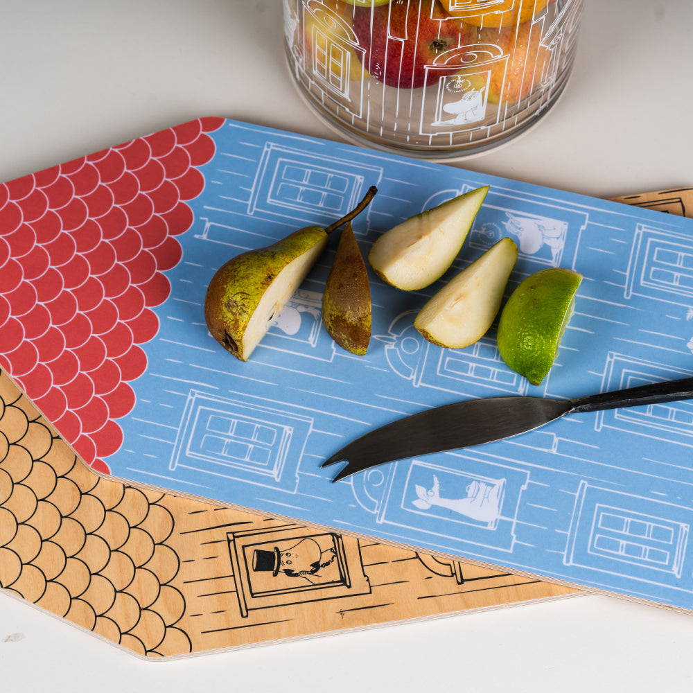 Hus Skjærebrett 20X44 Cm - Mummi