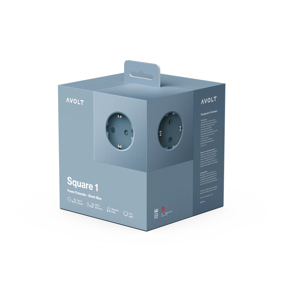 Square 1 USB-C Shark Blue