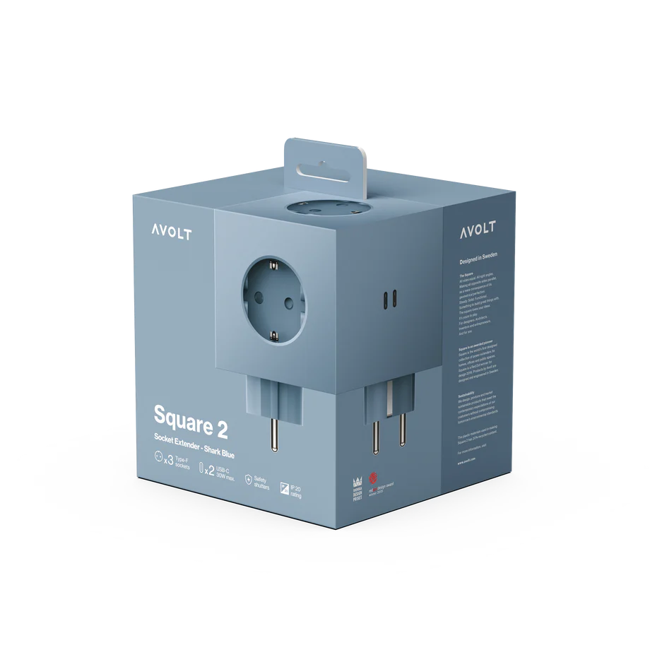 Square 2 USB-C Shark Blue