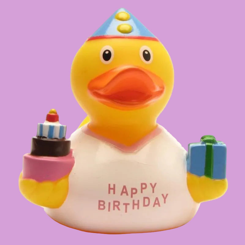 Badeand bursdagsbarn jente