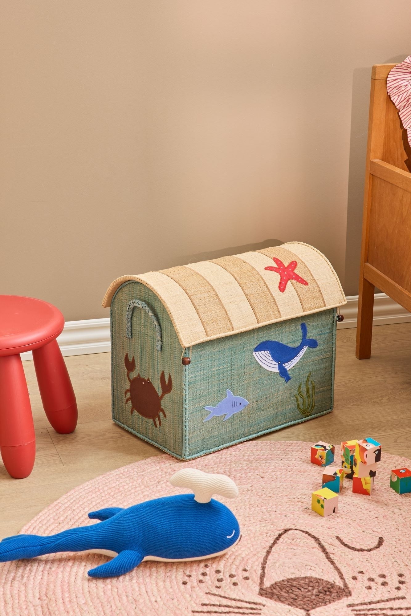 Kids Knitted Soft Toy Whale