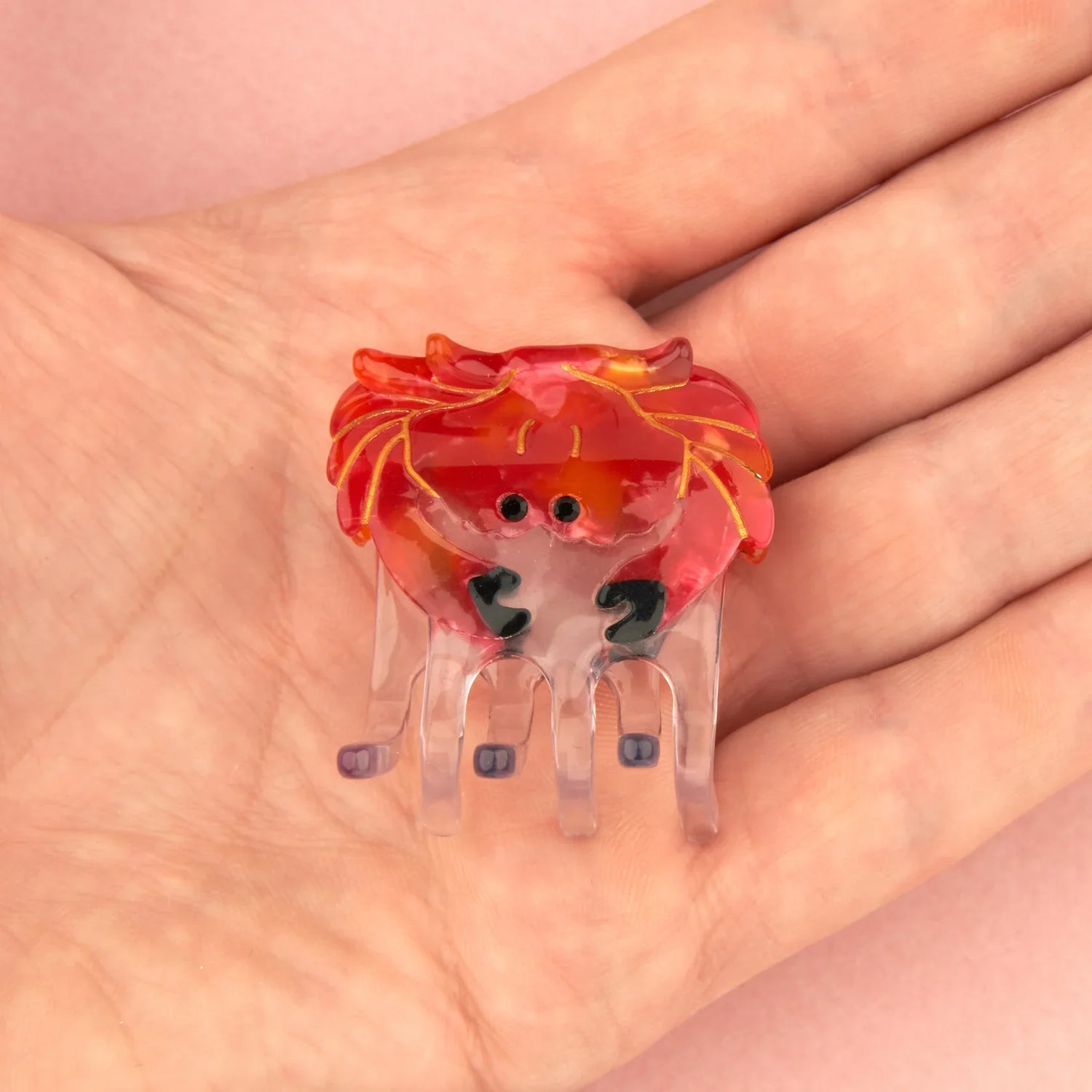 Hårklemme mini asst. Krabbe