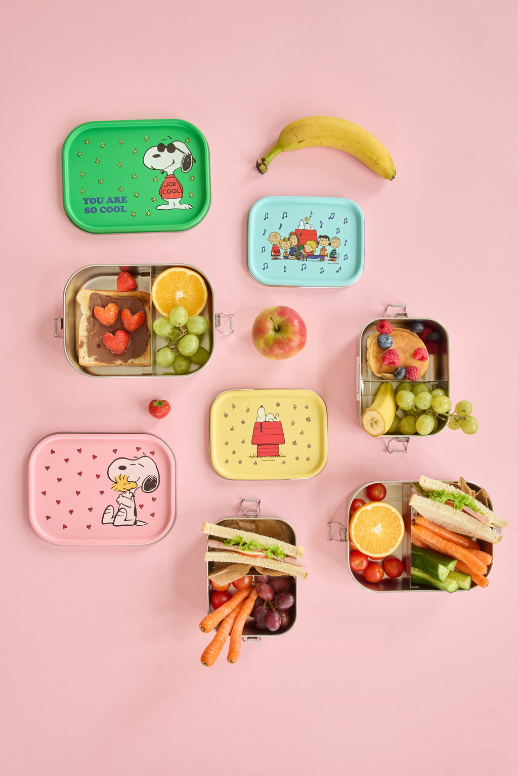 Matbox Stor Snoopy Rosa
