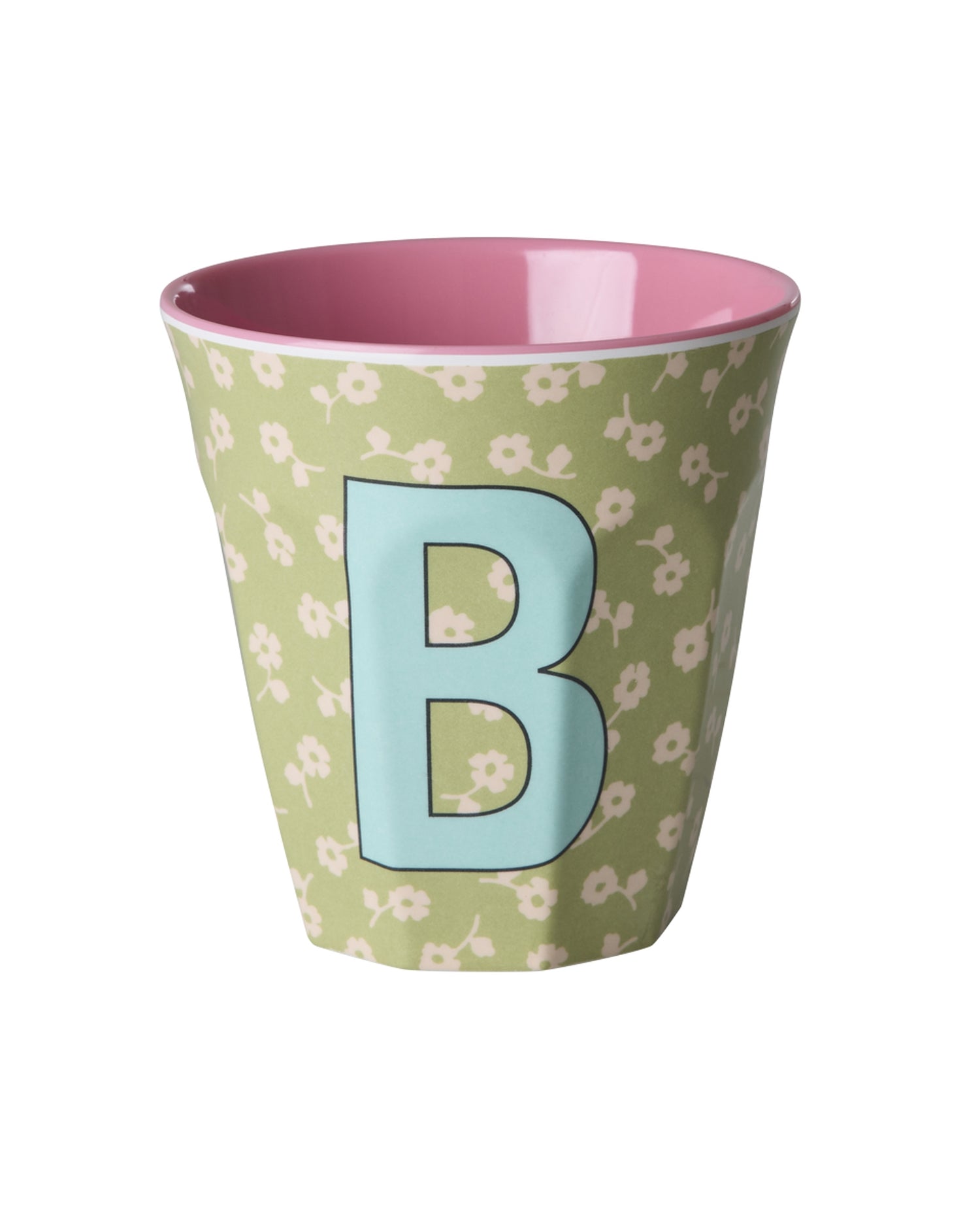 Melamine Cup Letter Flowers