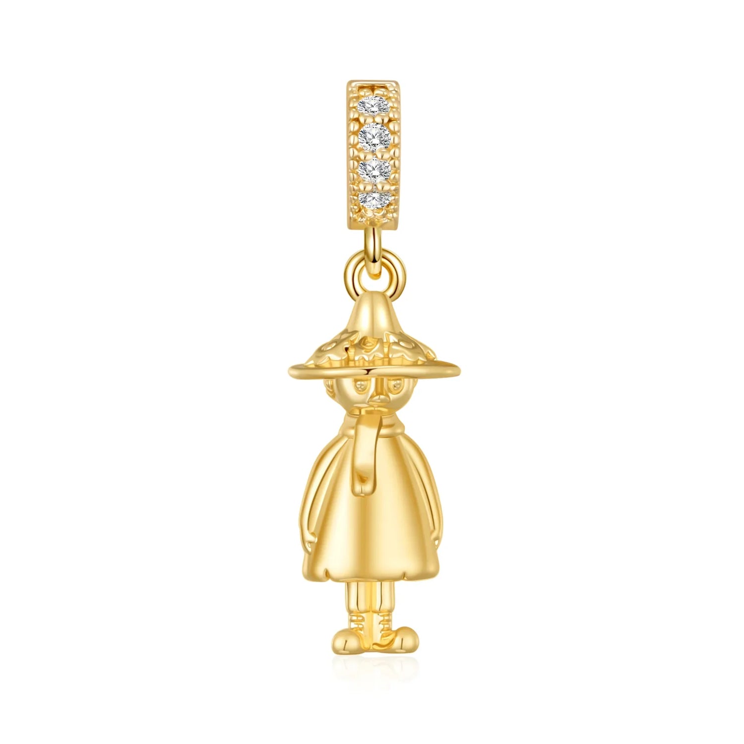 Snufkin - Gold pendant