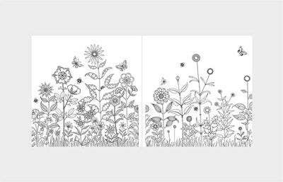 Miniature Secret Garden - fargeleggingsbok