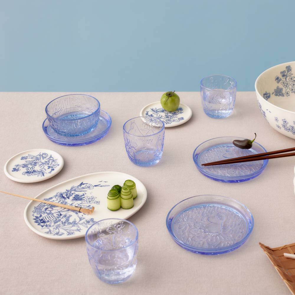 Moomin Haru Serving Plate 17cm Oval - The Official Moomin Shop