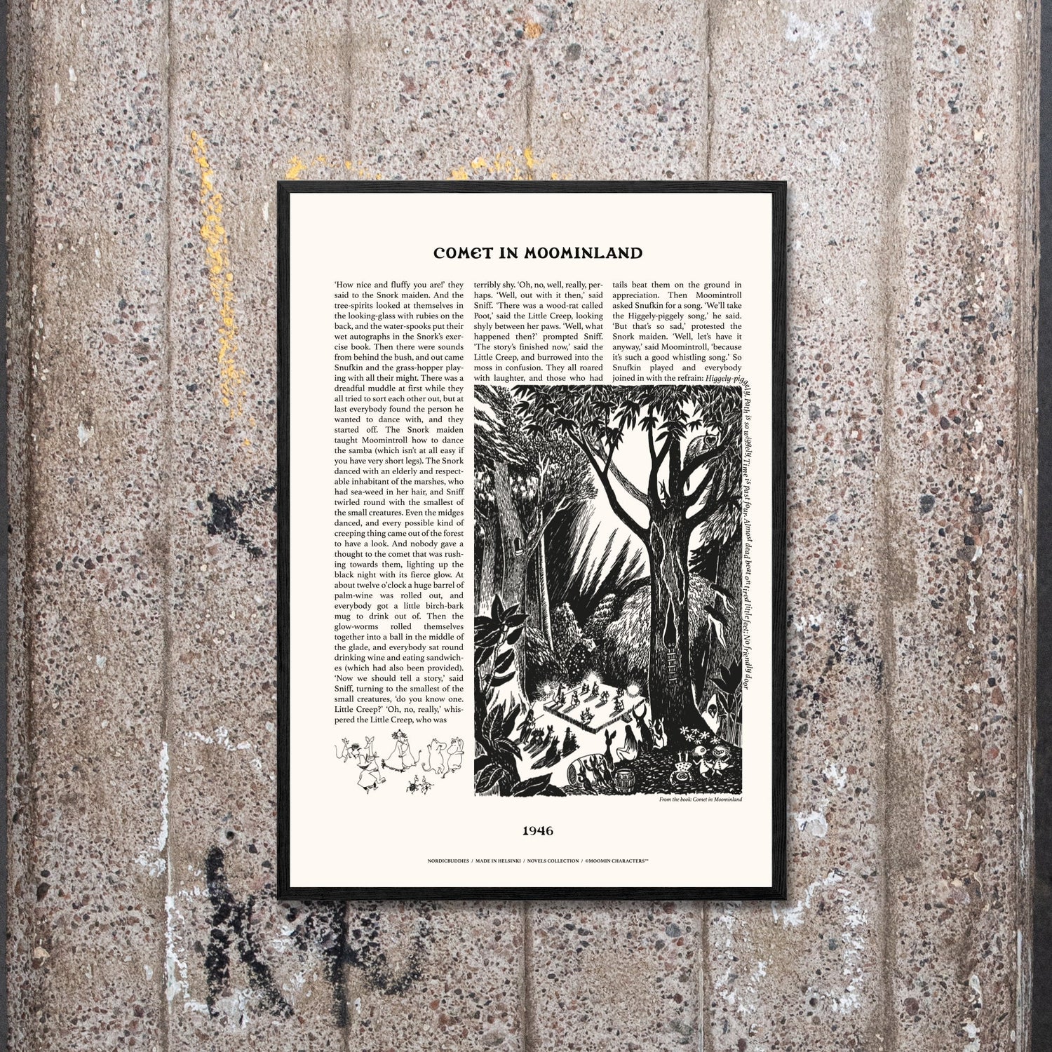 Plakat Mummitroll Romaner Komet 30x40 - Mummi