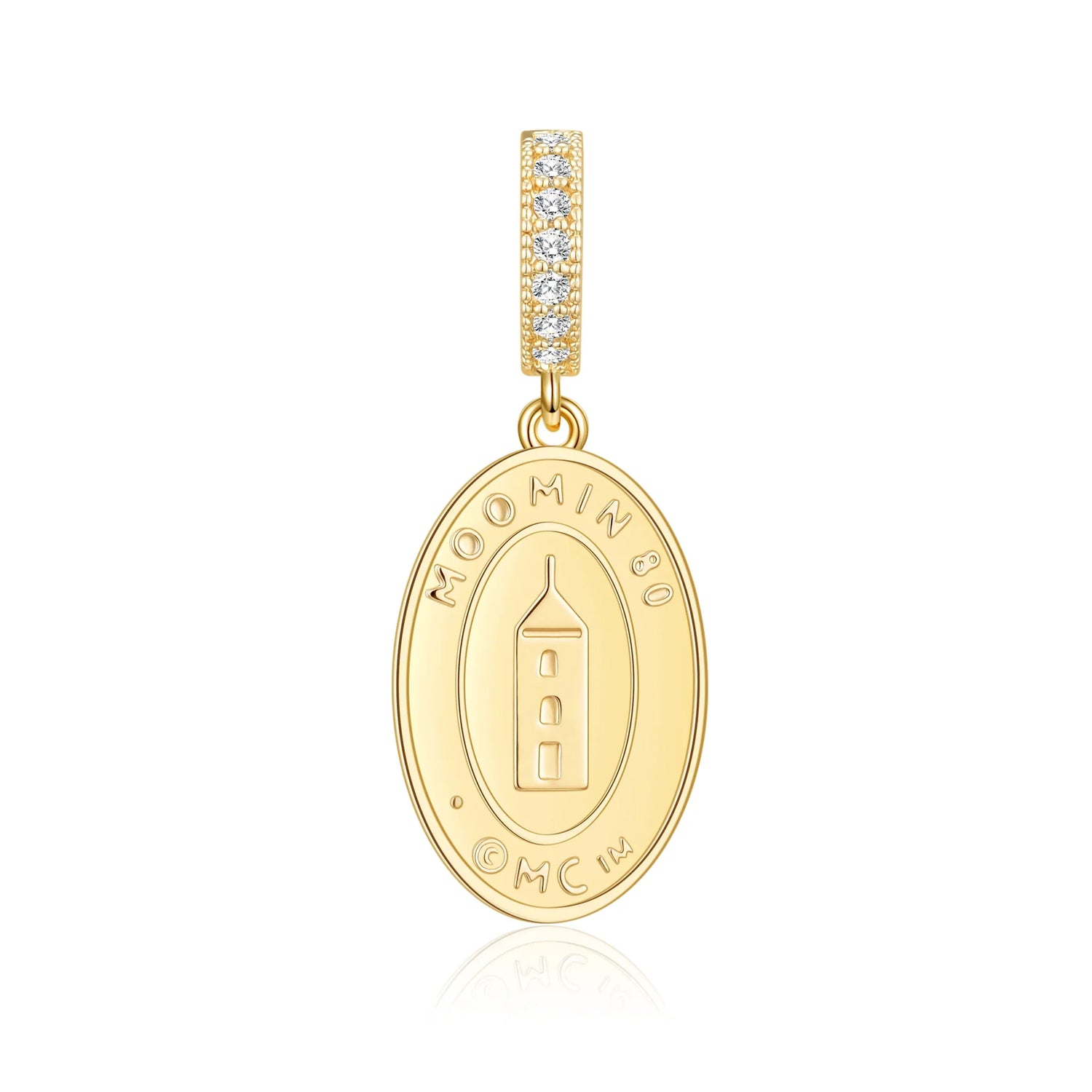 Moomin 80 - Gold pendant for necklace