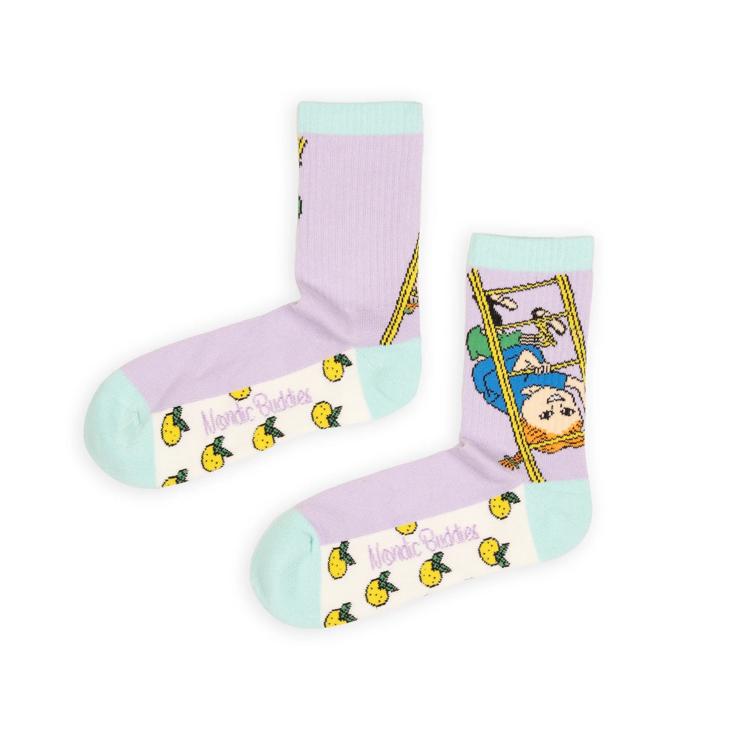 Pippi Socks Women Panel Lilla Stige 36-42