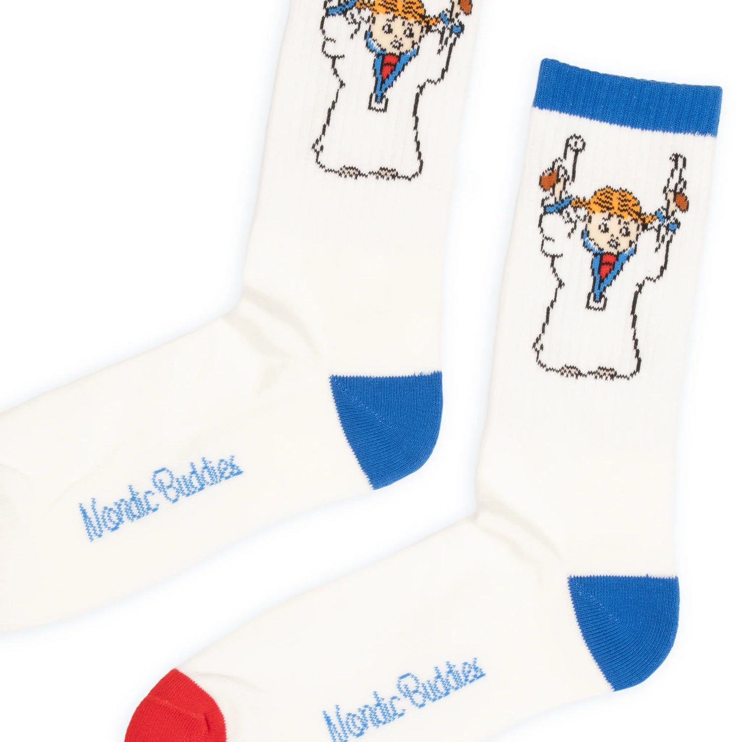 Pippi Sokker Men Retro Blue heel str. 40-45