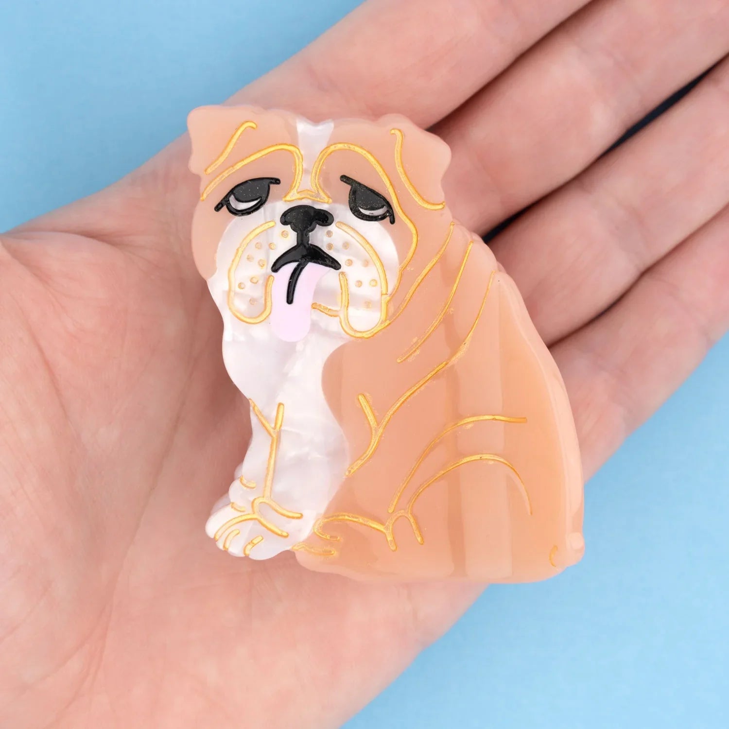 Hårklips Coucou Suzette kolleksjon Bouledogue Anglais