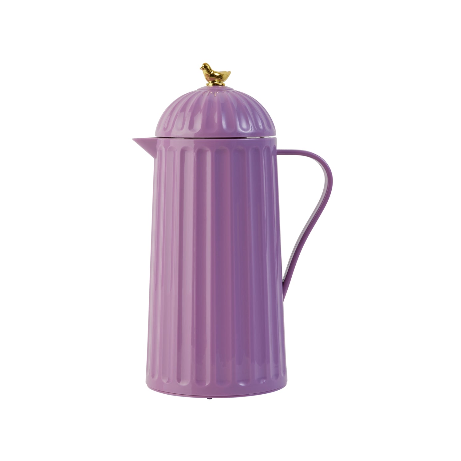 Termokanne 1l Lavender med gullfugl