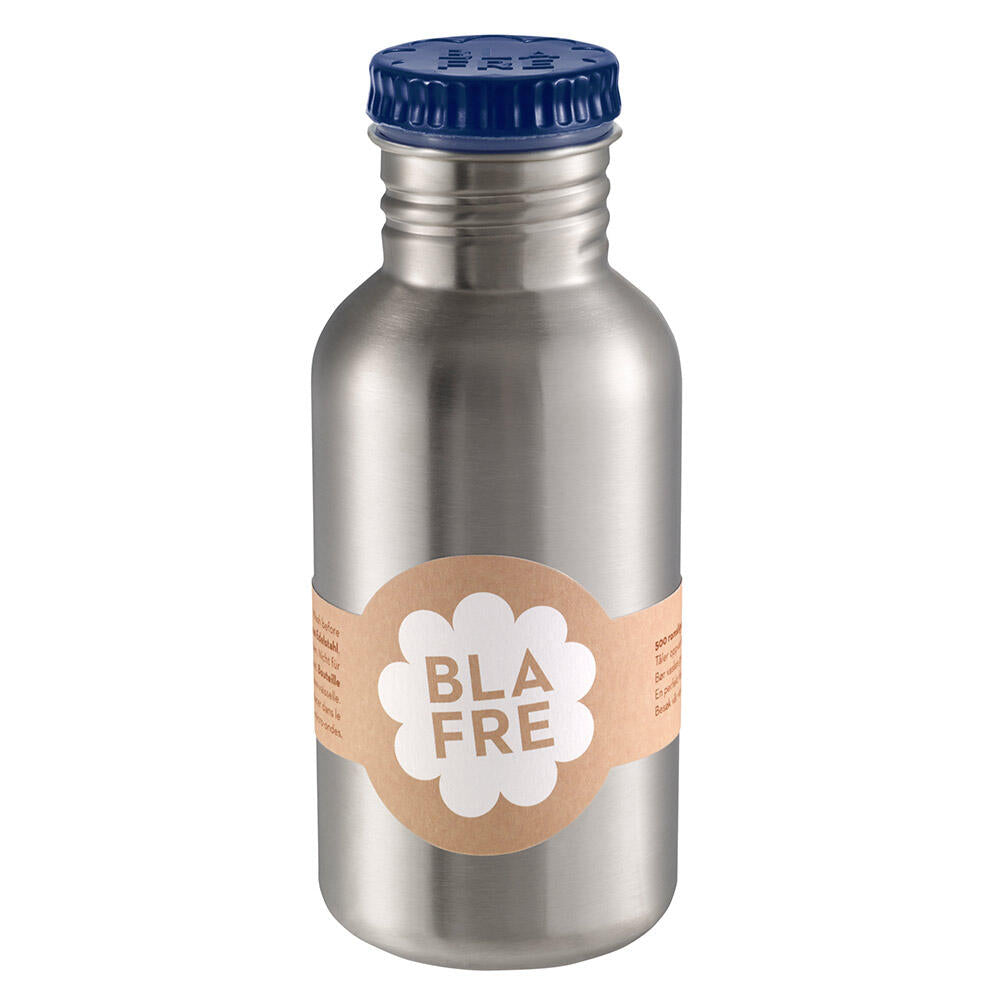 Steel bottle 0.5l Navy blue