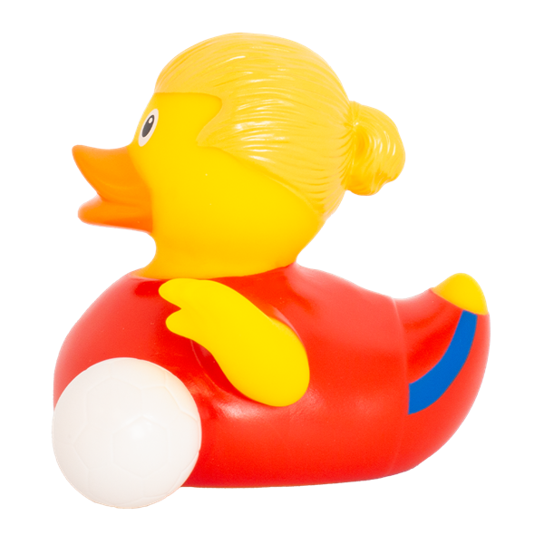 Badeand Fotballstjerne Rød