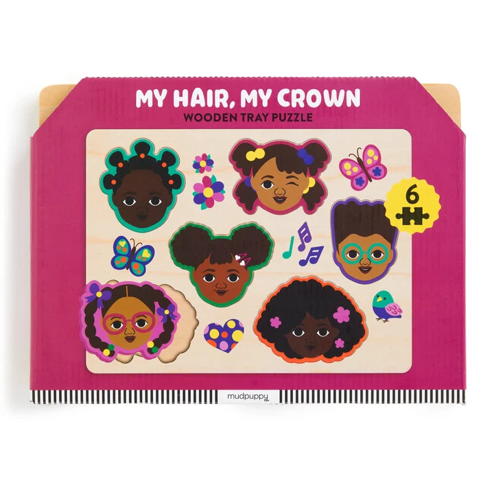 Puzzle My Hair My Crown Wooden Tray Puzzle