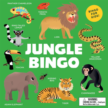 Spill Memospill Jungle Bingo