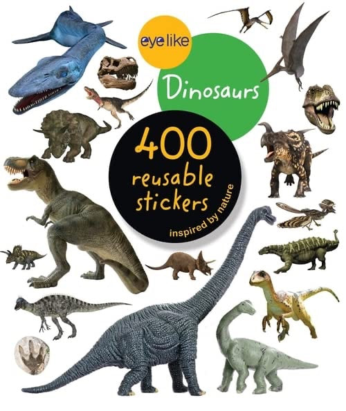 4 Eyelike Stickers: Dinosaurs