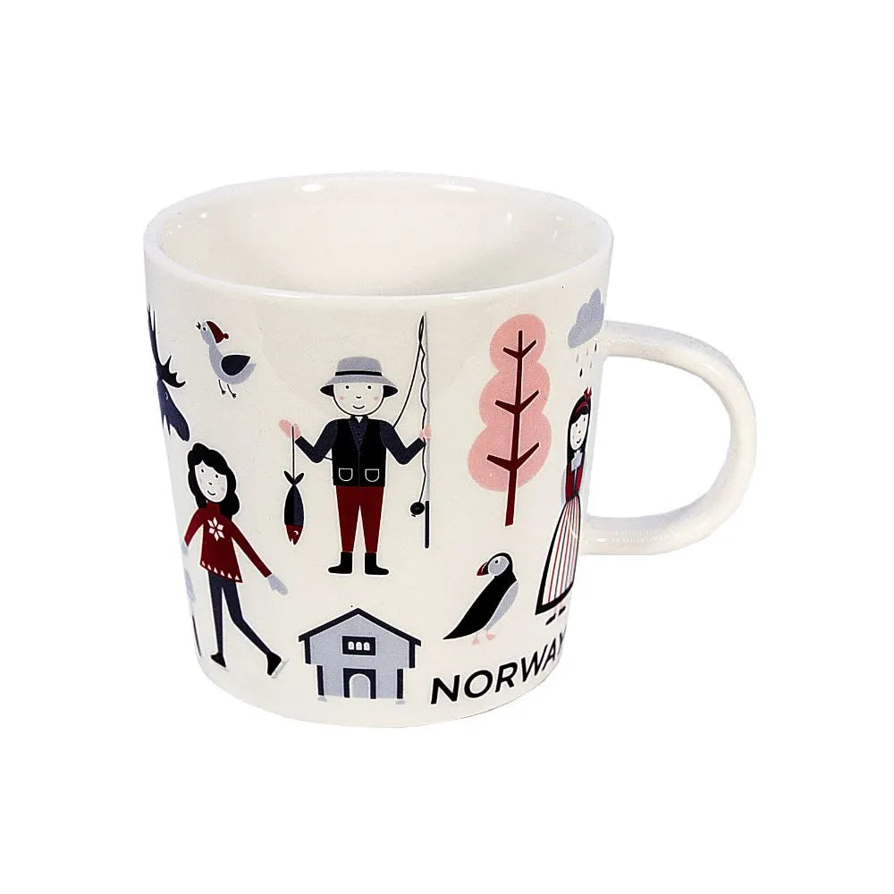 Krus porselen MiniNorway
