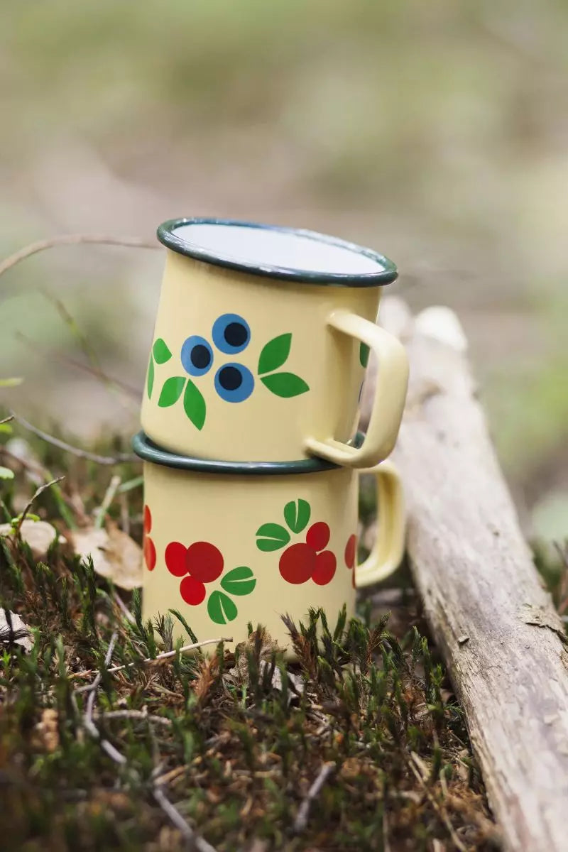 Enamel mug Blueberry 250 ml Blafre