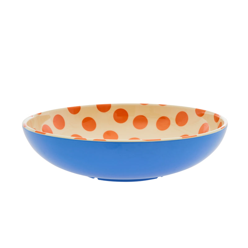 Melamine Salatskål Orange Dots Rice
