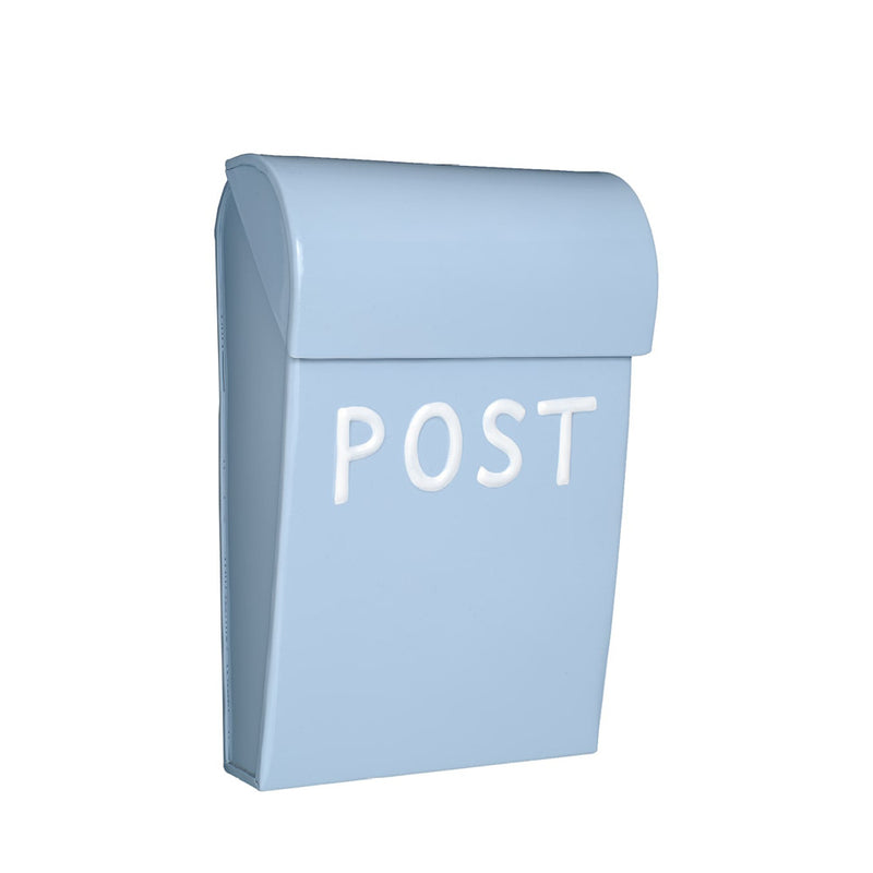 Postkasse Mini Lys Blå