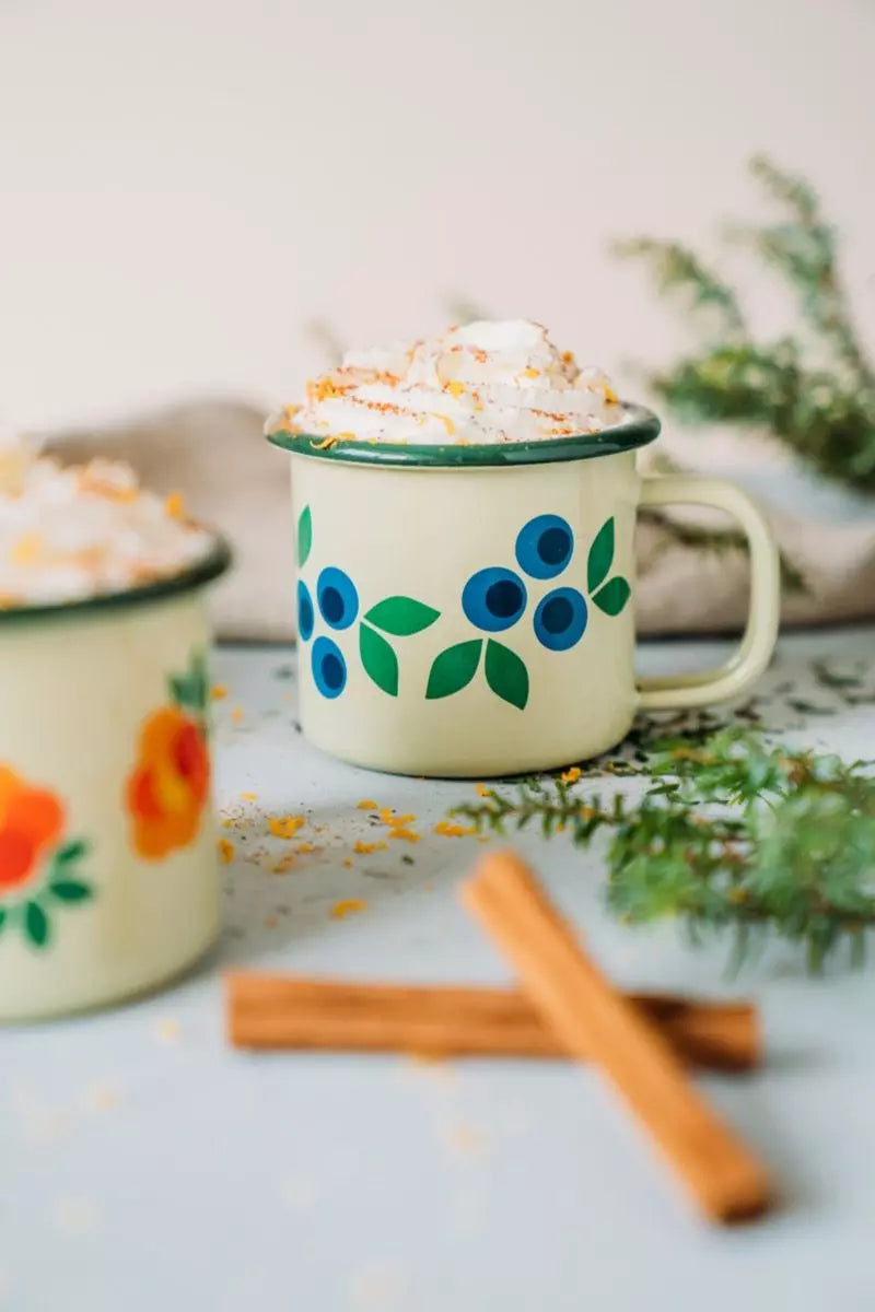 Enamel mug Blueberry 250 ml Blafre