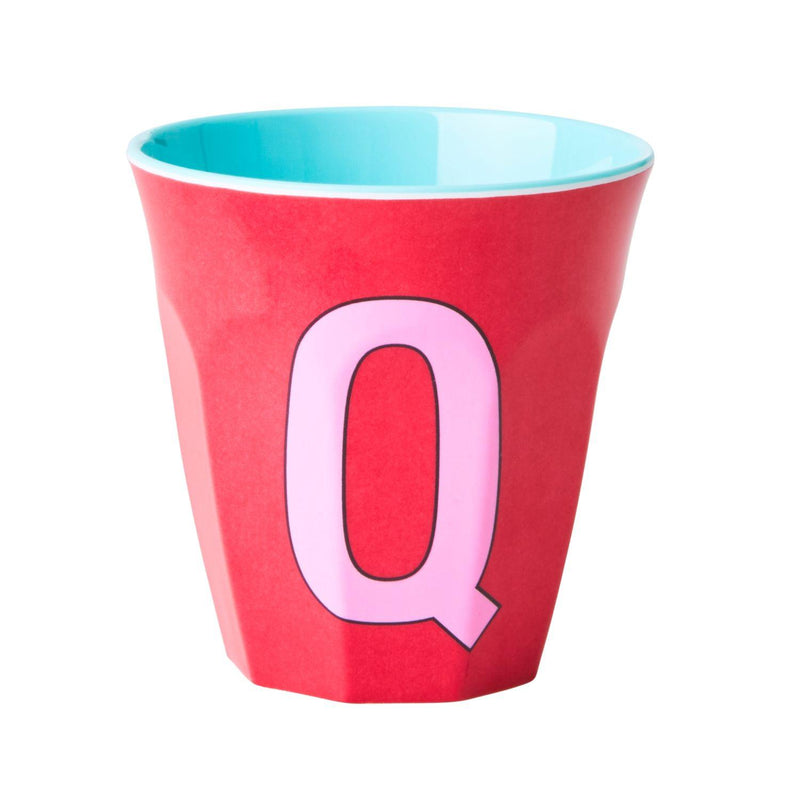 Alphabet Cup Pink Q