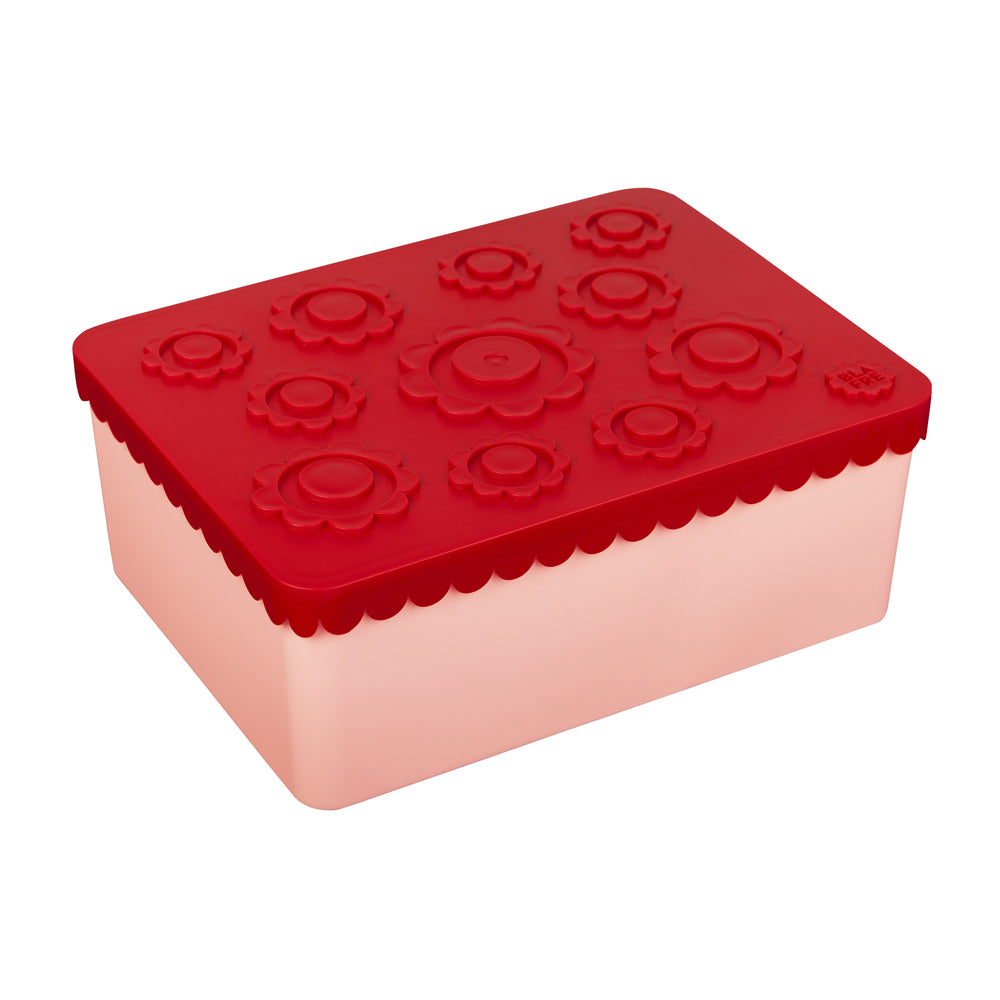 Matboks med Rom Rød Blomst