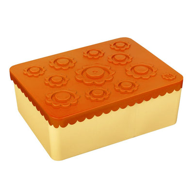 Matboks med Rom Blomst Oransje og Gul