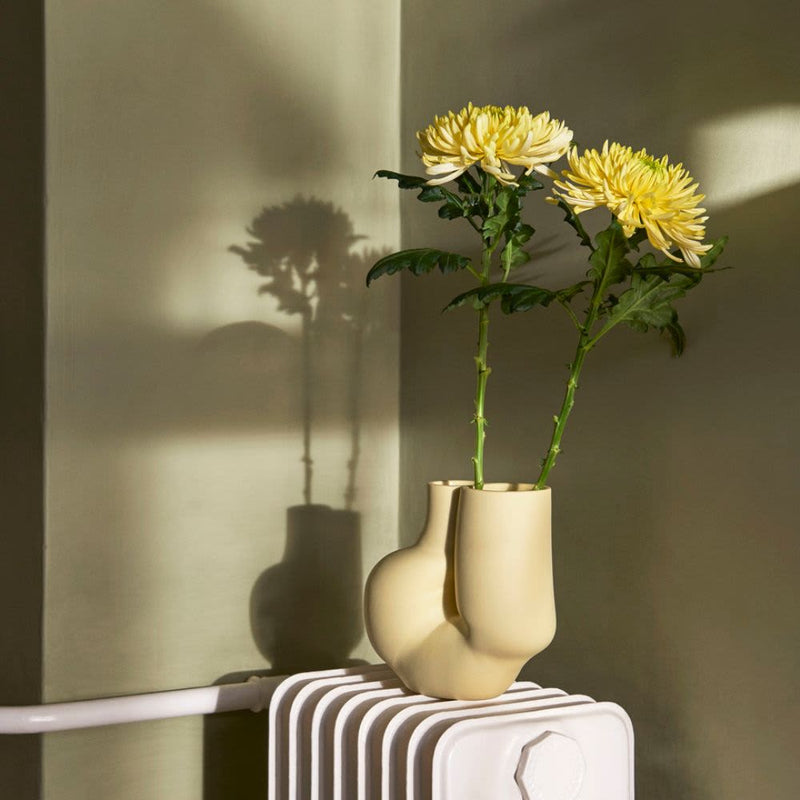 W&S Vase Chubby Soft Yellow