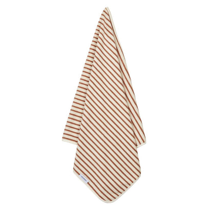 Hansen Strandhåndkle Stripe Rose/Creme
