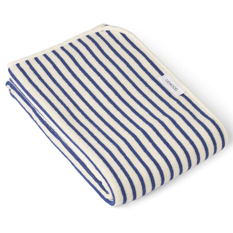 Hansen Strandhåndkle Stripe Blue/Creme