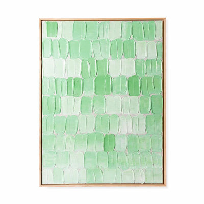 Framed Painting Green Palette