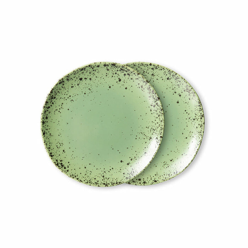 70s Dessert Tallerken 2pk Kiwi