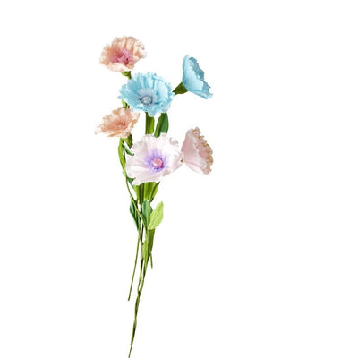 Papirblomst Gul og Blå