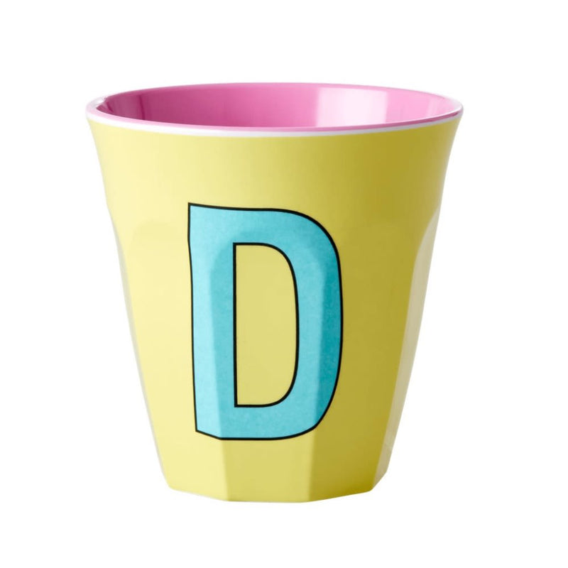Alphabet Cup Soft Yellow D