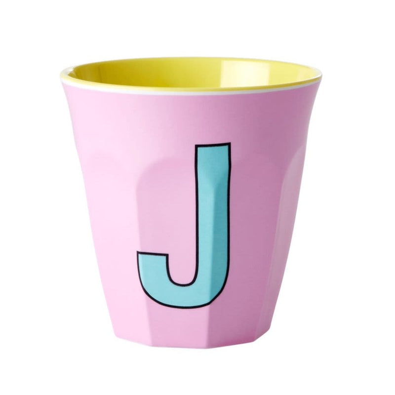 Alphabet Cup Soft Pink J