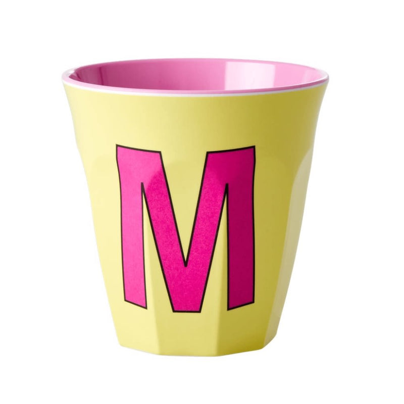 Alphabet Cup Soft Yellow M