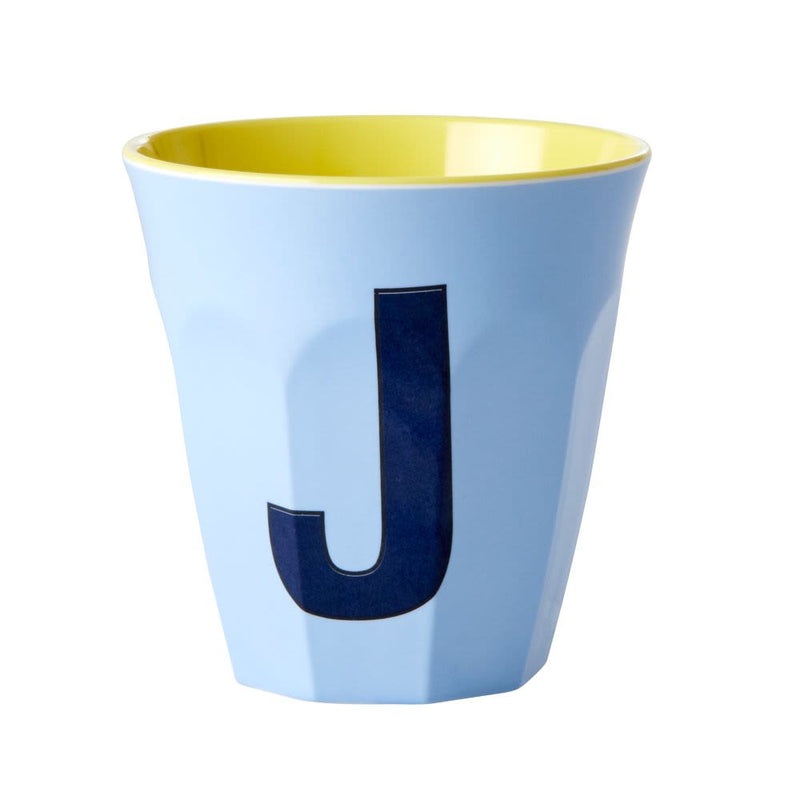 Alphabet Cup Soft Blue J