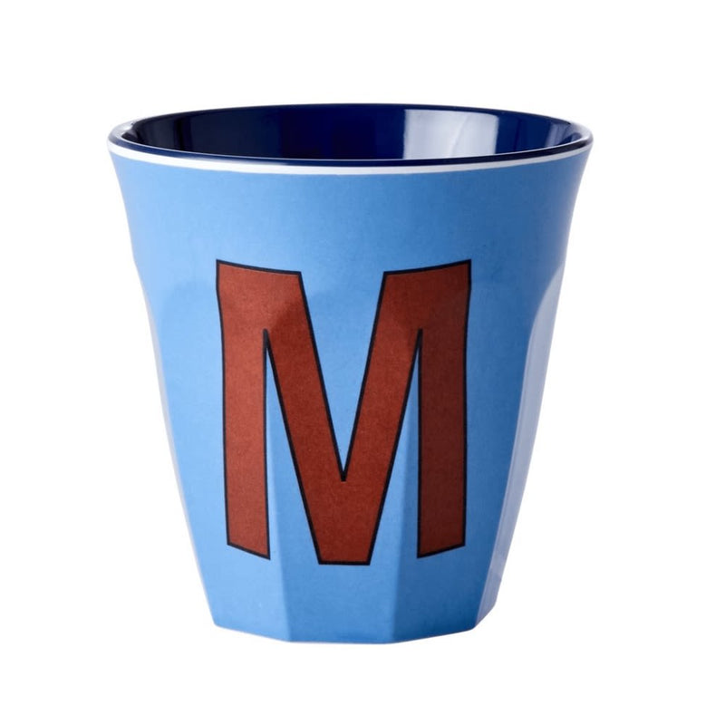 Alphabet Cup Dusty Blue M