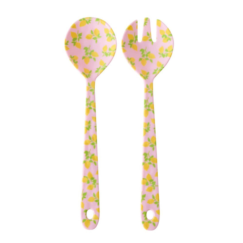 Melamin Salatsett Lemon Print