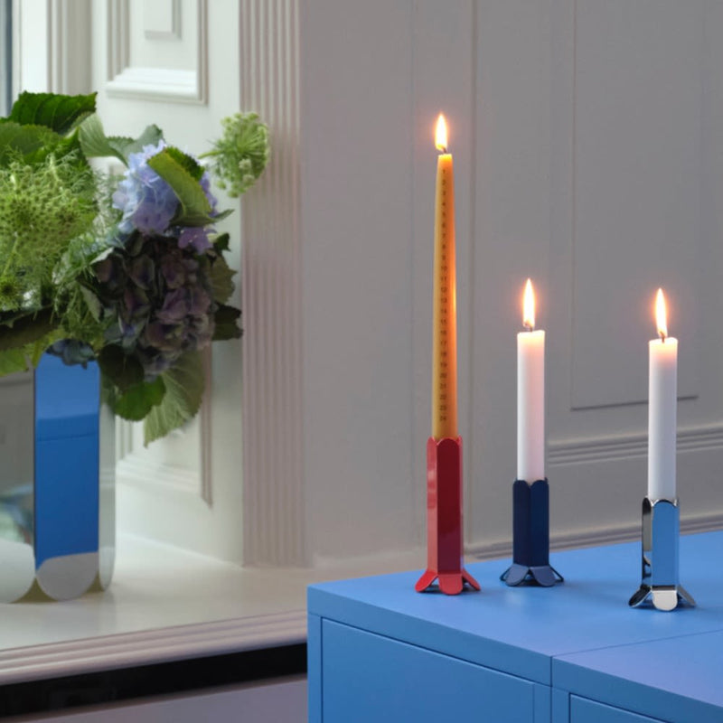 Arcs Candleholder Small Mirror HAY
