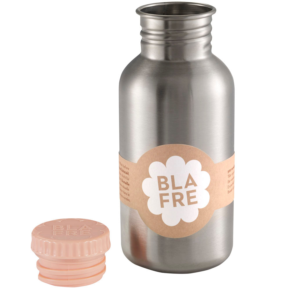 Steel bottle 0.5l Peach
